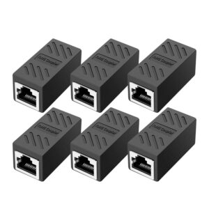 Cat 6 inline coupler - Black